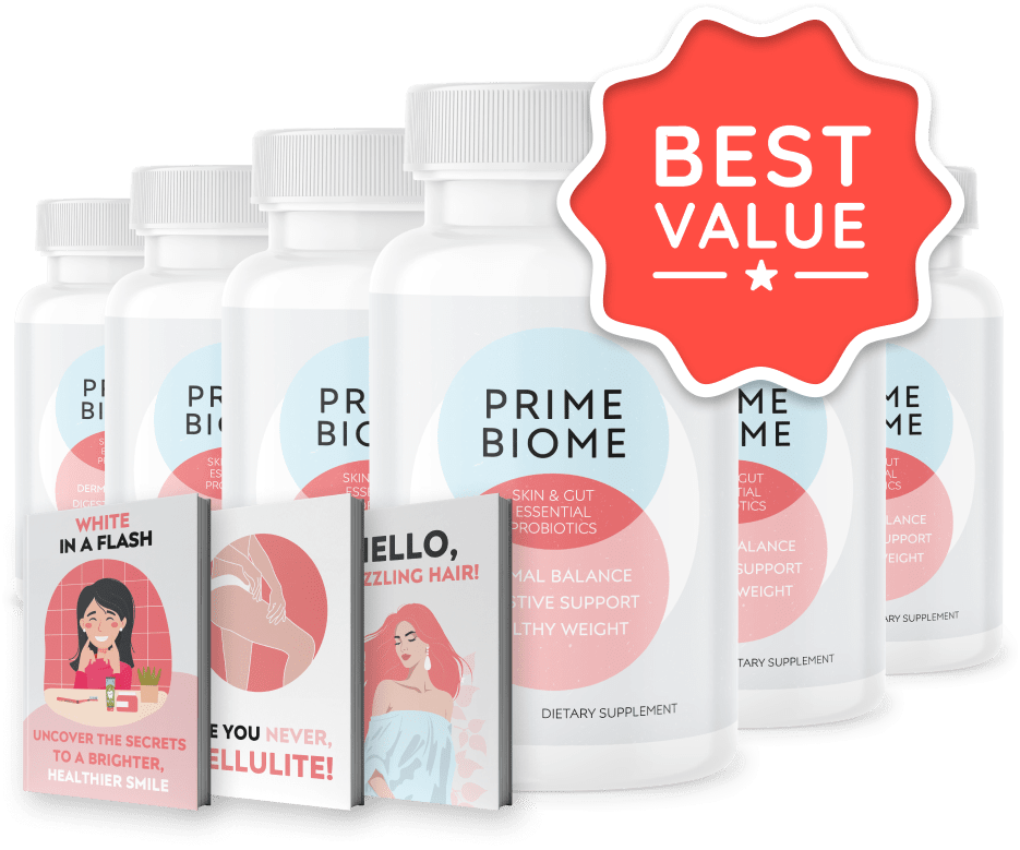 6 Bottles PrimeBiome Bundle
